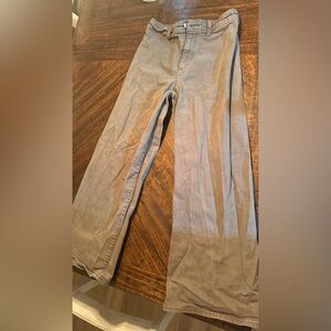 Sailor Wide Leg- Army Green Pants Size 6